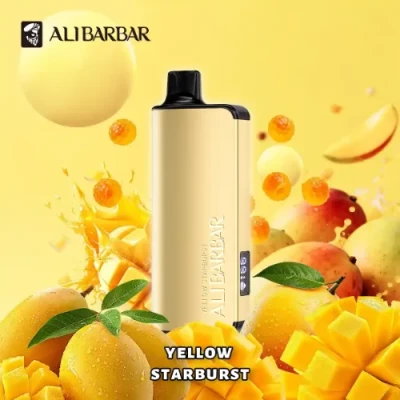 Yellow Starburst - ALIBARBAR INGOT 9000 Puffs
